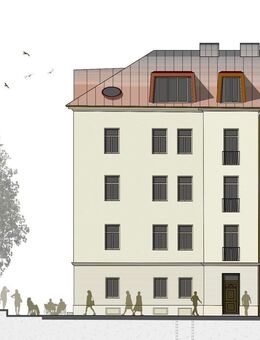 Bestlage Schwabing! leer, renovierungsbedürftig, Baugenehmigung für Dachterrassenwohnung - München