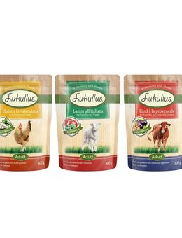 Sparpaket Lukullus Frischebeutel 48 x 300 g - Mixpaket Naturkost Mediterran (3 Sorten)