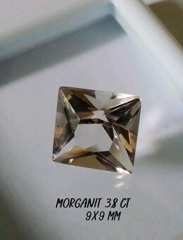 Edelstein natürlicher Morganit 3,8 ct - Schweinfurt