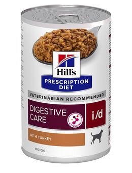 24 + 12 gratis! 36 Dosen Hill's Prescription Diet - i/d Digestive Care mit Truthahn (36 x 360 g)