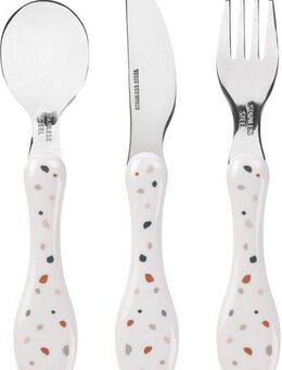 LÄSSIG Kinderbesteck Tiny Farmer (3-tlg), Edelstahl