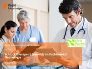 Schlucktherapeut (m/w/d) im Fachbereich Neurologie - Bad Kissingen