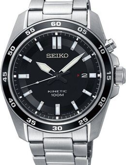 Seiko Kineticuhr SKA785P1, Armbanduhr, Herrenuhr, Datum, Edelstahlarmband