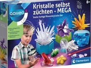 Clementoni® Experimentierkasten Galileo, Kristalle selbst züchten Mega, Made in Europe