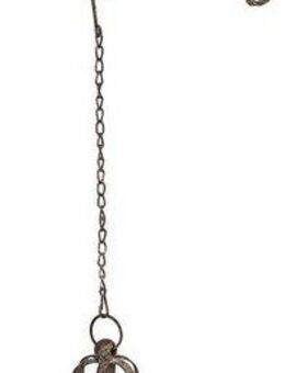 Ambiente Haus Wandkerzenhalter Wandhaken - antikgrau 28cm (1 St)