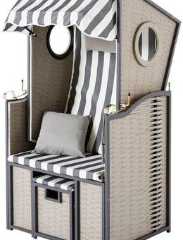 my Flair Strandkorb Bulli, BxTxH: 82x60x155 cm, Halblieger, 1-Sitzer