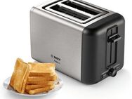 BOSCH Toaster TAT3P420DE DesignLine Edelstahl, 2 kurze Schlitze, 820 W