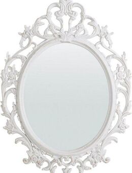 Home affaire Barockspiegel König Ludwig, weiß (1-St), oval, mit Barock Rahmen