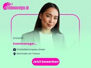 Eventmanager (w/m/d) - Bad Soden (Taunus)