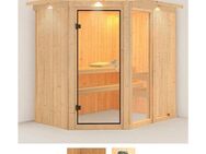 Karibu Sauna Frigga 1, BxTxH: 210 x 165 x 202 cm, 68 mm, (Set) ohne Ofen