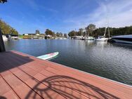 LUXUS Hausboot - 3 Etagen - 100m² Wohnen + 120 m² SONNENTERRASSE - Kamin, Kino, komplett individuell - Potsdam