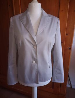 PETER HAHN Blazer Jacke Damenblazer hellgrau Gr.42 gefüttert - Bad Breisig