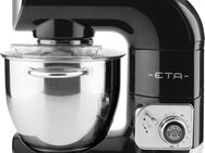 eta Küchenmaschine Gratus Storio schwarz ETA002890064, 1200 W, 5,5 l Schüssel, Edelstahlschüssel, PULSE – Funktion