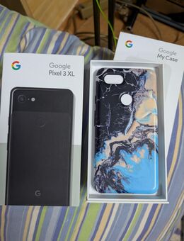 Google Pixel 3 XL - 128GB - Schwarz' + MyCase Hülle - Ergolding