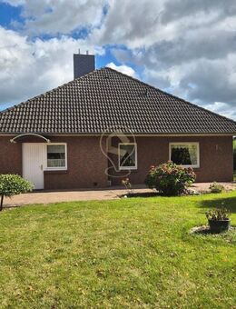 Gepflegter Bungalow mit Zweiküchen, Kamin & Ausbaureserve - komfortables Wohnen auf einer Ebene - Scheeßel