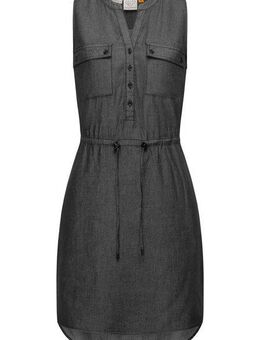 Ragwear Shirtkleid Roisin Denim stylisches Sommerkleid mit Bindeband