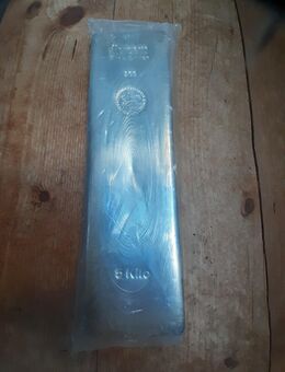 Silberbarren HERAEUS 5 KG Feinsilber 999 - Ingolstadt