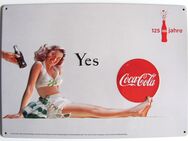 Coca Cola - Blechschild - Yes - 20 x 30 cm - Doberschütz
