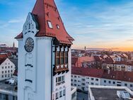 Investment in ehrwürdiges Landshuter Wahrzeichen. Der Weiße Turm von Nikola. - Landshut