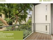 2-Zimmer-Eigentumswohnung mit Balkon in prächtigem Altbau - Hamburg
