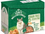 James Wellbeloved Grain Free Senior Cat Hypoallergenic Truthahn - Sparpaket: 48 x 85 g