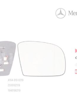 SPIEGELGLAS RECHTS BEHE ASPHÄ MERCEDES M KLASSE W164 A 1648100219 - Dortmund Wickede