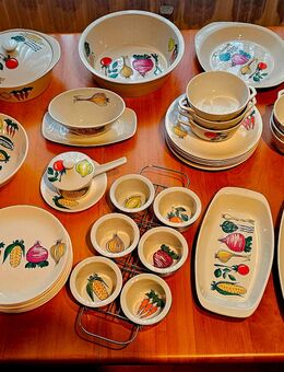 Villeroy & Boch Serie „Primabella – Gemüse“ - 60er Jahre Vintage, vollständiges 6er-Service - Bochum Zentrum