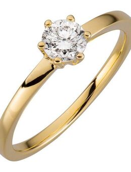 Orolino Fingerring Gold 750 mit natürlichem Brillant 0,50 ct.