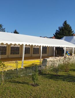 Partyzelt 6m x 12m mit Holzfussboden zu vermieten - Bernburg (Saale)