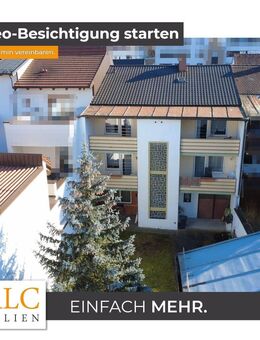 Mehrfamilienhaus mit 3 Wohnungen, 4 Balkonen, Garten & Nebengebäude! 220 QM Wohnfläche - Landshut