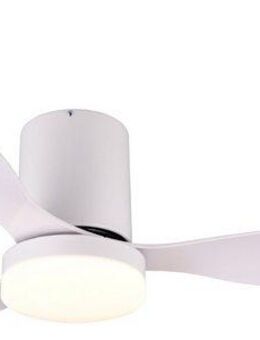 Reality Leuchten LED Deckenleuchte GÖTEBORG mit Ventilator, Deckenventilator mit Licht inkl Fernbedienung, Ventilatorfunktion, LED fest integriert, warmweiß - kaltweiß, 6 Geschwindigkeiten Timer Vor- & Rücklauf LED dimmbar CCT Nachtlicht