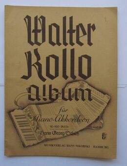 Walter Kollo Album. 18 volkstümliche Schlagerlieder für Piano-Akkordeon - Münster