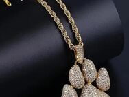 Lange Kette mit silberne Anhänger - Dresden