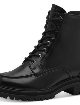 Tamaris Schnürboots, Blockabsatz, Schnürstielette mit Ziernaht vorne