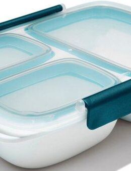 OXO Good Grips Lunchbox Prep and Go, Kunststoff, Silikon, (1-tlg), zweiteilig, 970 ml