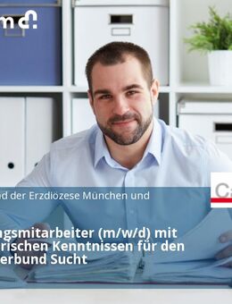 Verwaltungsmitarbeiter (m/w/d) mit buchhalterischen Kenntnissen für den Therapieverbund Sucht - München
