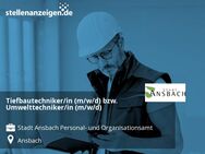 Tiefbautechniker/in (m/w/d) bzw. Umwelttechniker/in (m/w/d) - Ansbach
