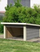 Rasenmährobotergarage mit Pultdach neu und original verpackt in 27299