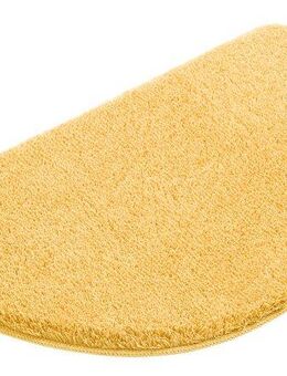 my home Badematte Merida, Badvorleger, Badezimmer Teppich, Höhe 32 mm, rutschhemmend beschichtet, fußbodenheizungsgeeignet, schnell trocknend, strapazierfähig, Kunstfaser, halbrund, Badteppich, Uni Farben, rechteckig, rund & als 2-tlg. Set erhältlich