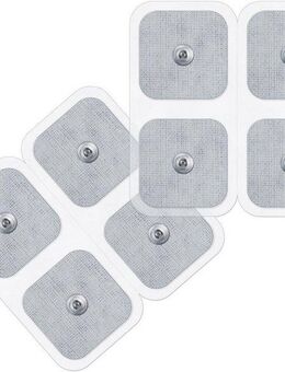 Sanitas Elektrodenpads Nachkaufelektroden für Beurer TENS/EMS Geräte (EM 40, 41, 49, 80, 95), Set 8 St.,Enthält 8 selbstklebende Elektroden in der Größe 45 x 45 mm