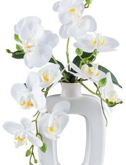Kunstpflanze Orchidee Phalaenopsis Orchidee, my home, Höhe 42 cm, im Design-Gefäß