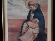 Sehr schön gerahmter Kunstdruck des Gemäldes von Fra Angelic – "der Heilige Domenicus" - Niederfischbach
