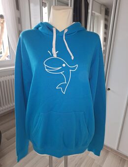 Blauer Hoodie von Kariban, Größe Xl – mit Wal Motiv - Berlin Spandau
