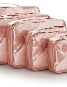Heys Kofferorganizer Metallic Packing Cube (Set, 5-tlg., Packtaschenset), Heys x Joachim Llambi Gepäckwürfel Packwürfel Kleidertasche