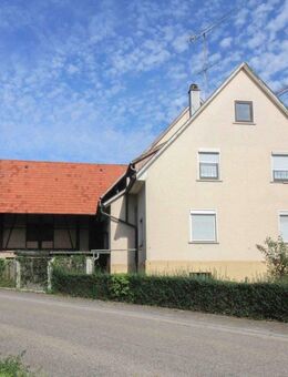 Wohnen im Grünen - EFH inkl. Schuppen mit eigenem Garten in Güglingen - Güglingen