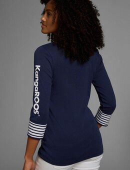 KangaROOS 3/4-Arm-Shirt 3/4-Arm, figurbetonte Passform, mit Logodruck