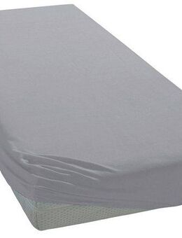 OTTO products Spannbettlaken Big Stripe in Gr. 90x200, 140x200 oder 180x200 cm, Jersey, Gummizug: rundum, (1 Stück), aus Bio-Baumwolle, für Matratzen bis 30 cm Höhe, Bettlaken