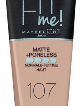 MAYBELLINE NEW YORK Foundation Fit Me! Matte + Poreless Make-Up, mit langanhaltender Formel