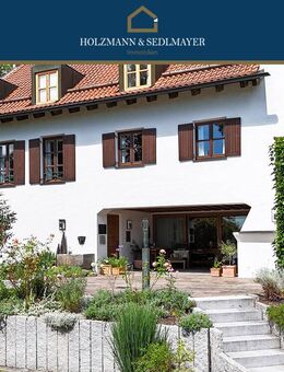 Wohnen mit Stil und Privatsphäre: Repräsentatives Stadthaus mit Einliegerapartment in Burgnähe - Landshut