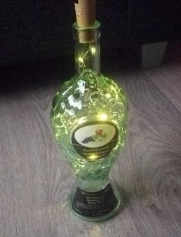 leuchte glasflasche mit led draht kette - Bielefeld